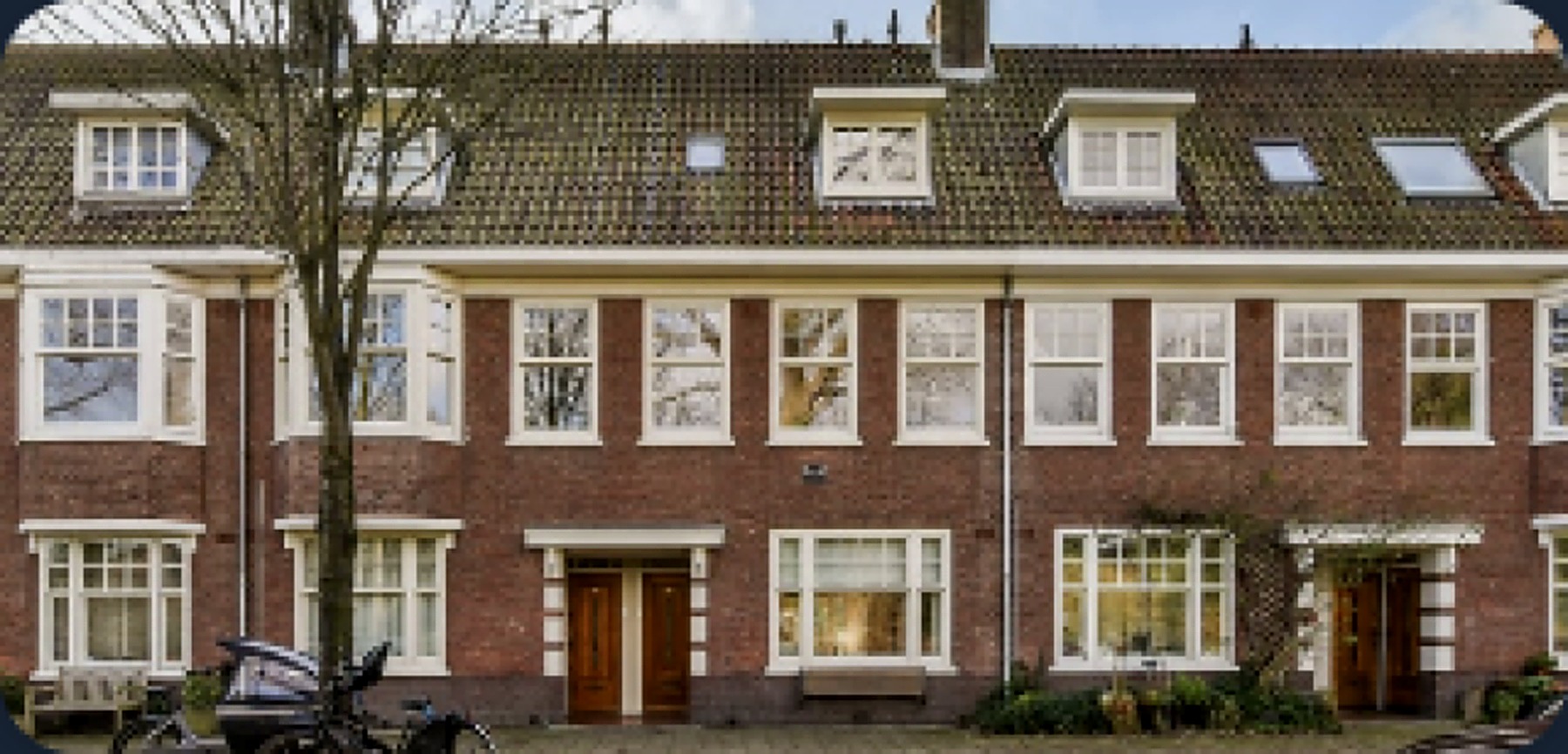Vooraanzicht Archimedeslaan 36 in Amsterdam