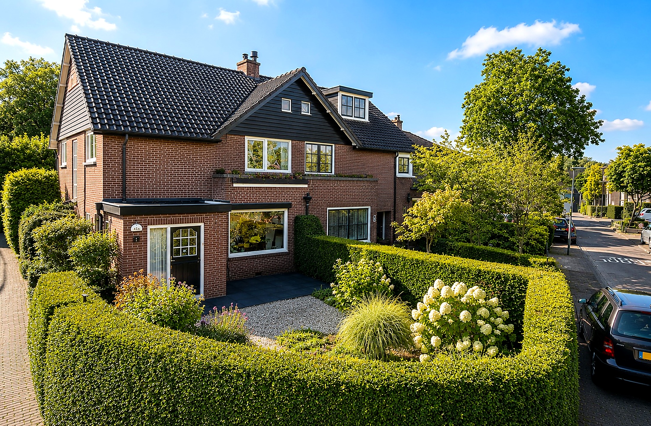 Vooraanzicht Ruiterweg 10 in Laren